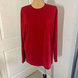 Nike Red Long Sleeve T-shirt